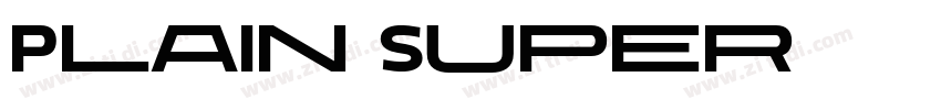 Plain Super字体转换